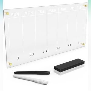 Clear Wall Calendar